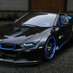دانلود خودرو BMW I8 Liberty Walk Roadster برای GTA V